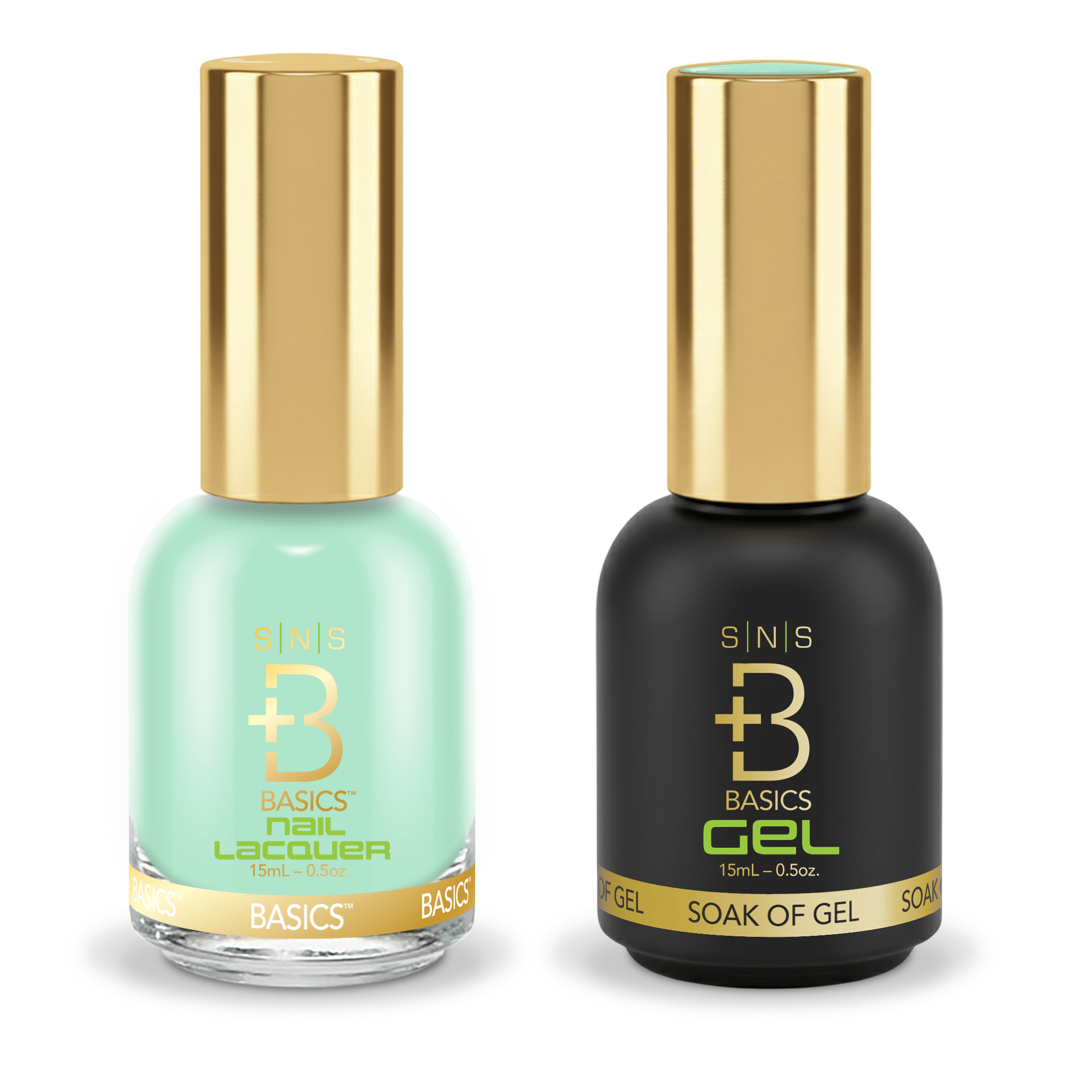 SNS Pro Gel Nail Polish Duo - PI - 006 - Green Collection - DTK Nail Supply