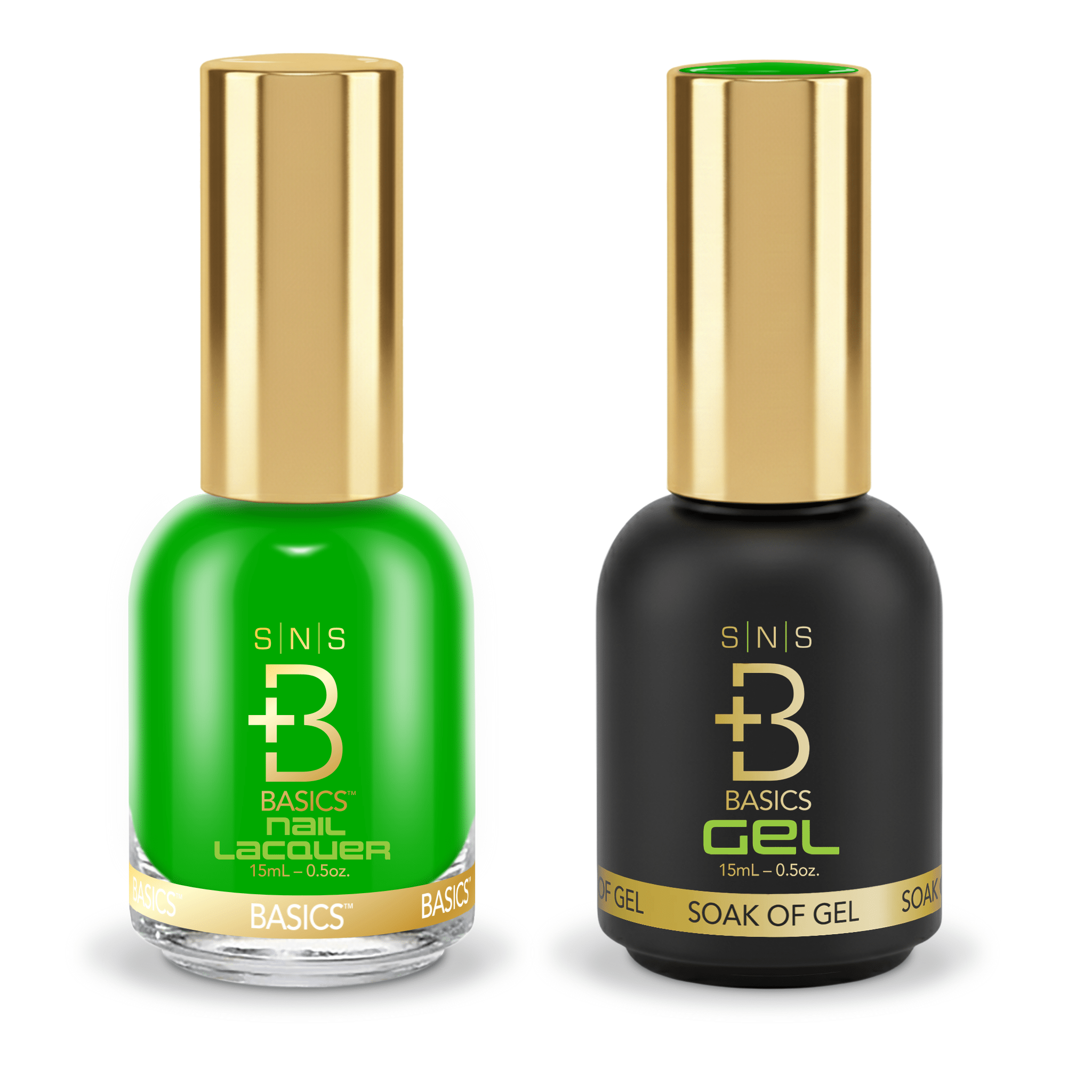 SNS Pro Gel Nail Polish Duo - PI - 012 - Green Collection - DTK Nail Supply