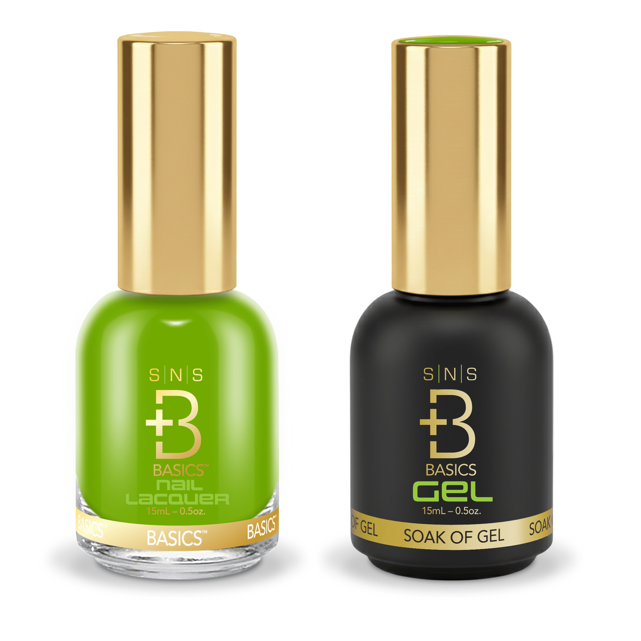SNS Pro Gel Nail Polish Duo - PI - 054 - Green Collection - DTK Nail Supply