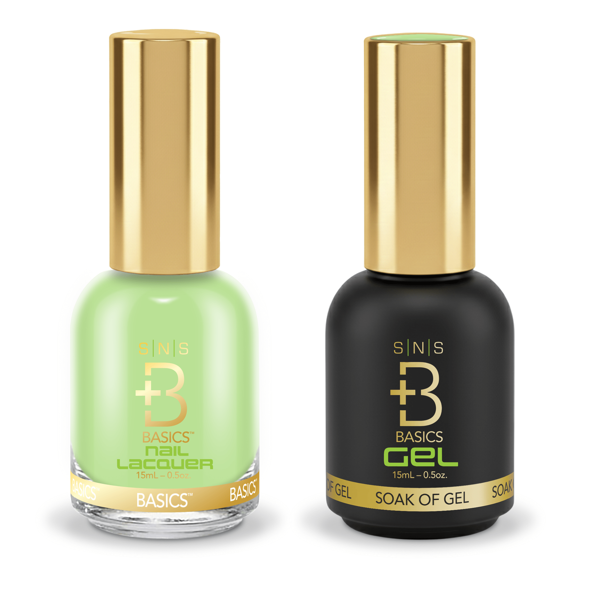 SNS Pro Gel Nail Polish Duo - PI - 068 - Green Collection - DTK Nail Supply