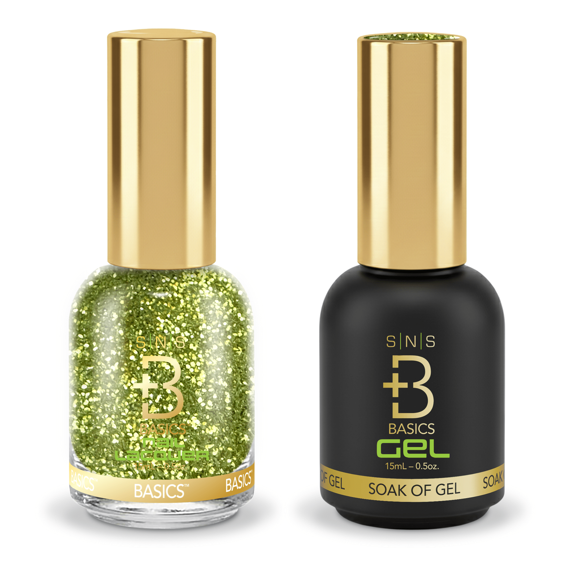 SNS Pro Gel Nail Polish Duo - PI - 115 - Green Collection - DTK Nail Supply