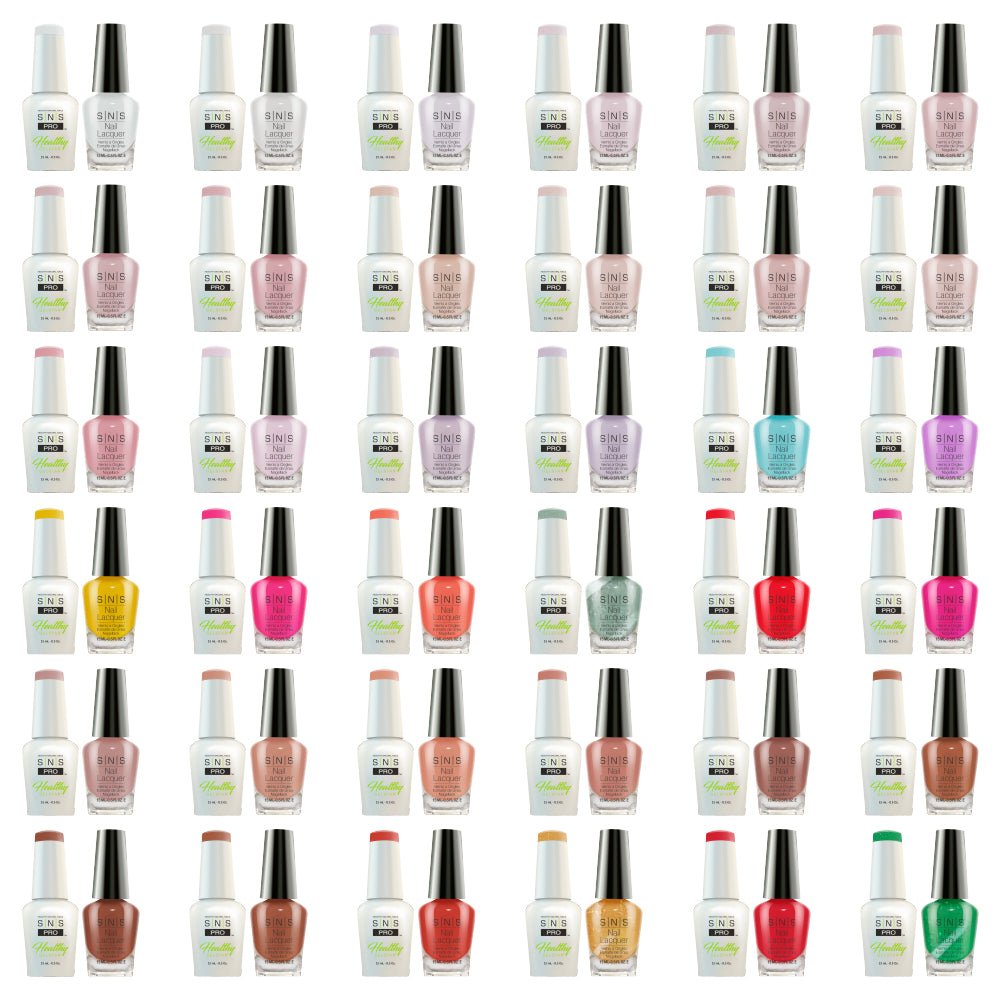 SNS Pro Gel Nail Polish Duo Set 36 Colors - Board 3 (073 - 108) - Tiffany Blue Collection - DTK Nail Supply