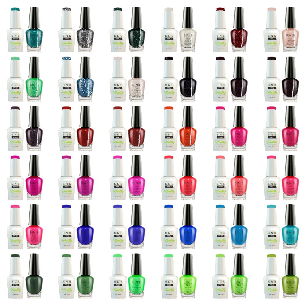 SNS Pro Gel Nail Polish Duo Set 36 Colors - Board 4 Beige (109 - 144) - DTK Nail Supply