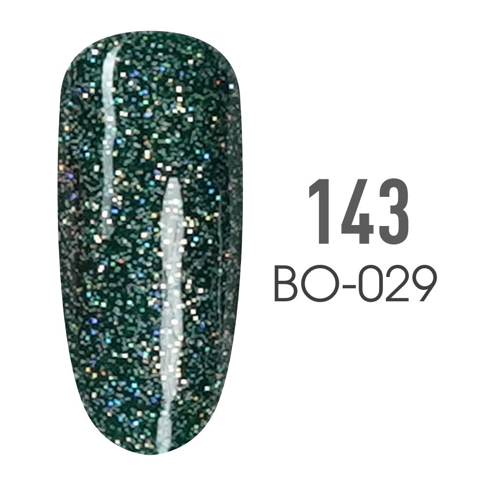 SNS Pro Gel Nail Polish Duo - Tiffany Blue Collection - 143 BO - 029 POT OF SPARKLES - DTK Nail Supply