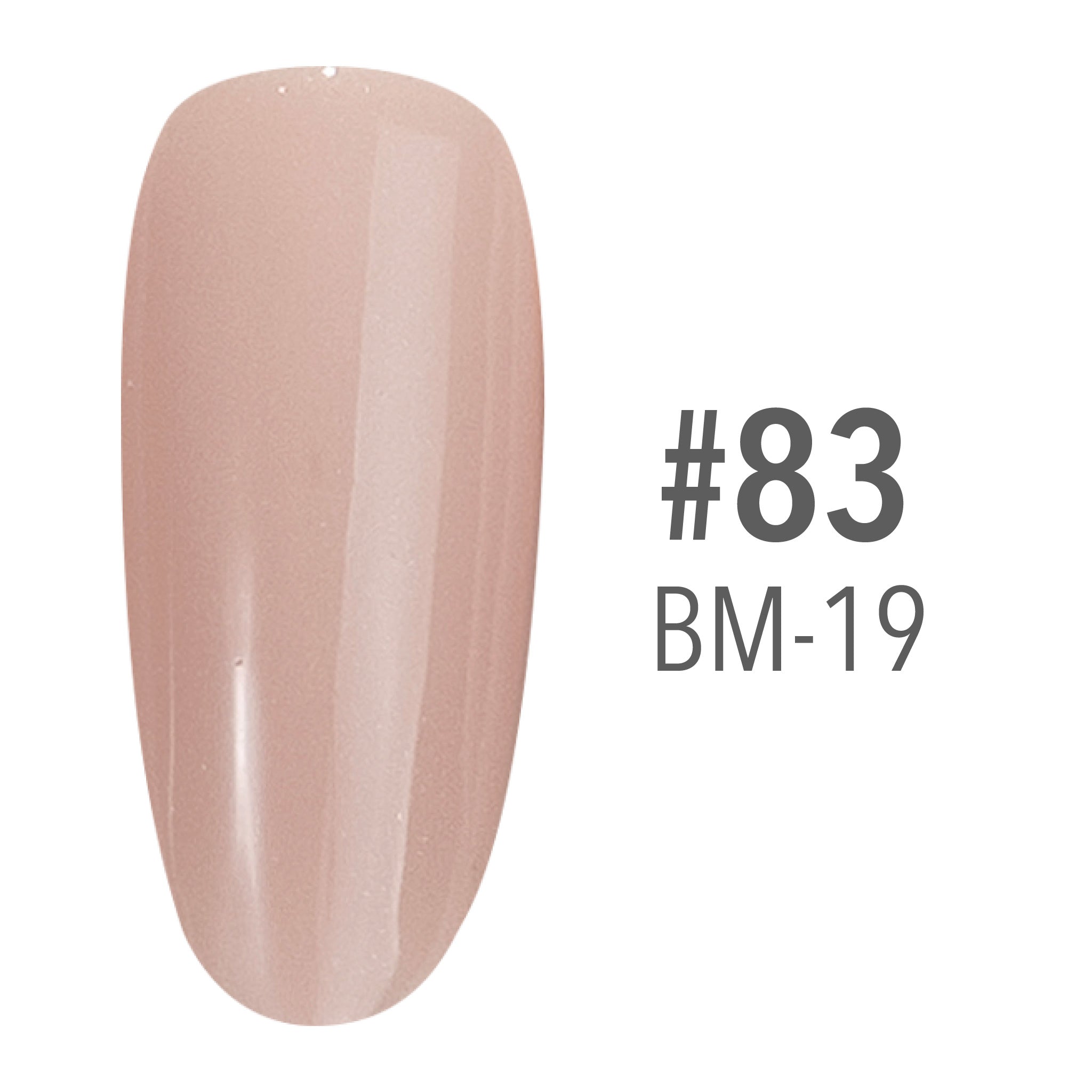SNS Pro Pink Collection Gel&Lac - 083 BM - 19 - DTK Nail Supply