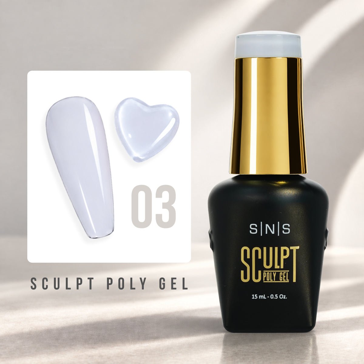 SNS Pro Sculpt Poly Gel - Set 24 Colors - HEMA & TPO Free - 0.5 oz - DTK Nail Supply