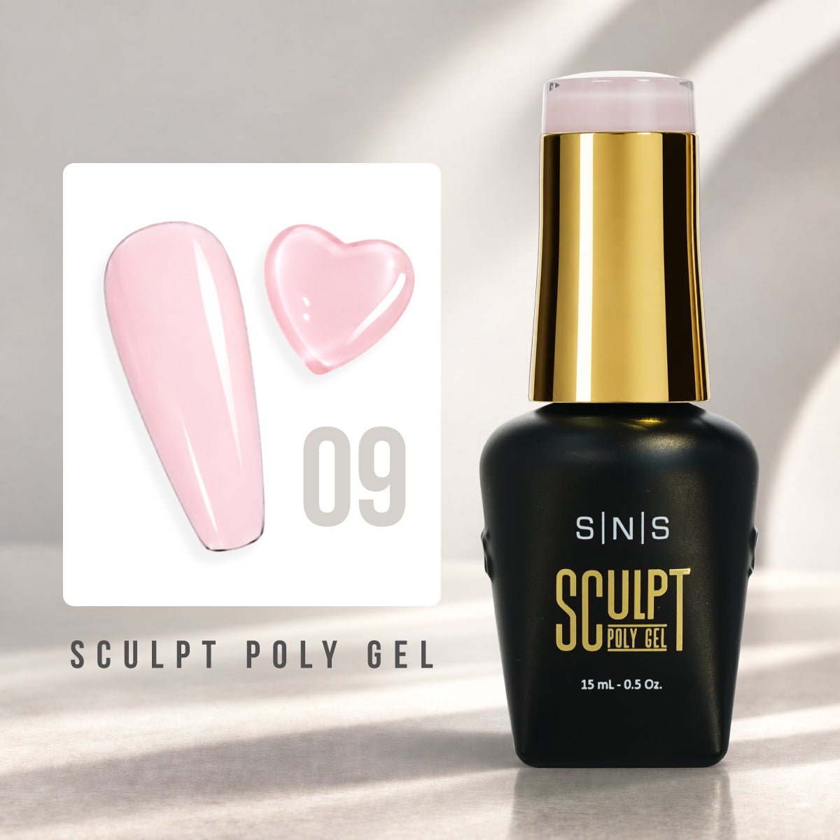 SNS Pro Sculpt Poly Gel - Set 24 Colors - HEMA & TPO Free - 0.5 oz - DTK Nail Supply