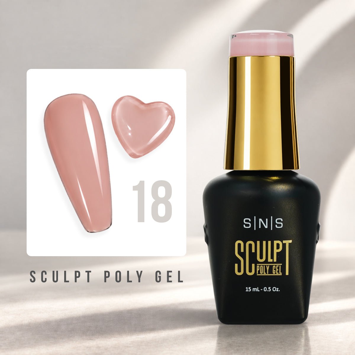 SNS Pro Sculpt Poly Gel - Set 24 Colors - HEMA & TPO Free - 0.5 oz - DTK Nail Supply