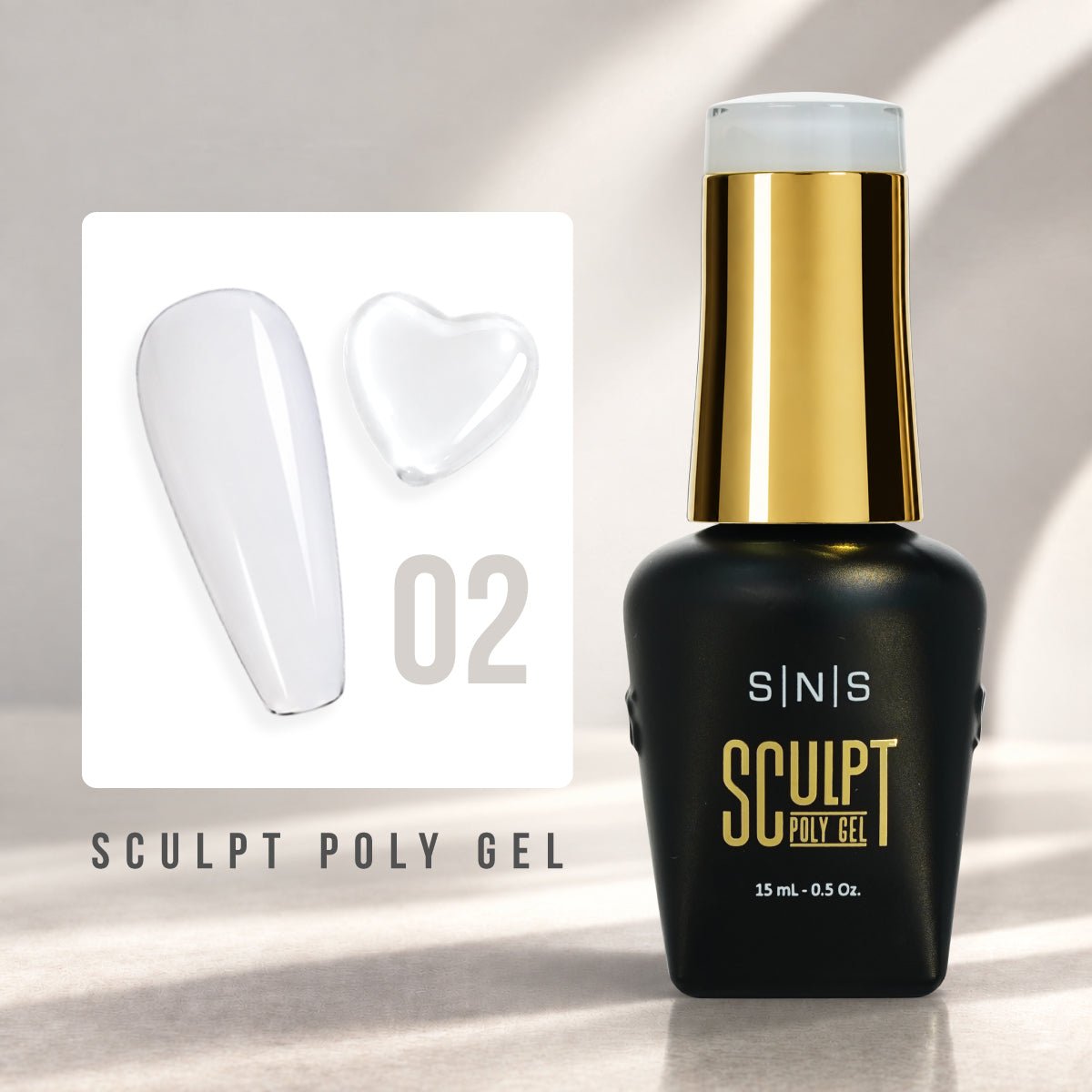 SNS Pro Sculpt Poly Gel - Set 24 Colors - HEMA & TPO Free - 0.5 oz - DTK Nail Supply