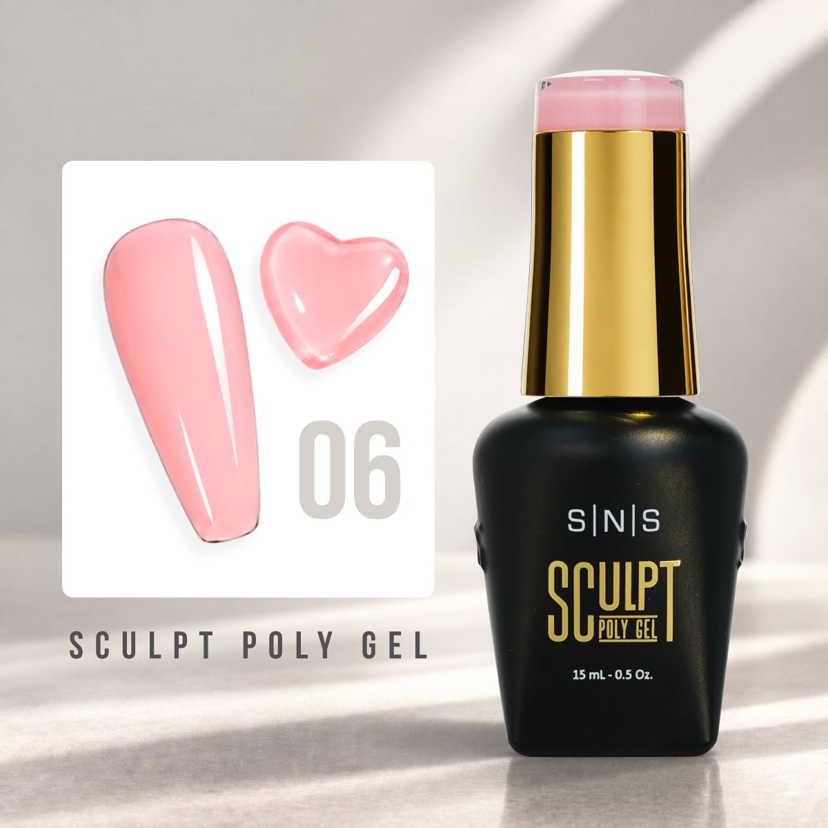 SNS Pro Sculpt Poly Gel - Set 24 Colors - HEMA & TPO Free - 0.5 oz - DTK Nail Supply