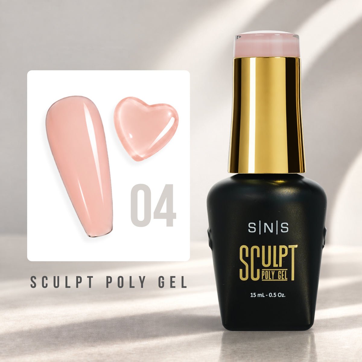 SNS Pro Sculpt Poly Gel - Set 24 Colors - HEMA & TPO Free - 0.5 oz - DTK Nail Supply