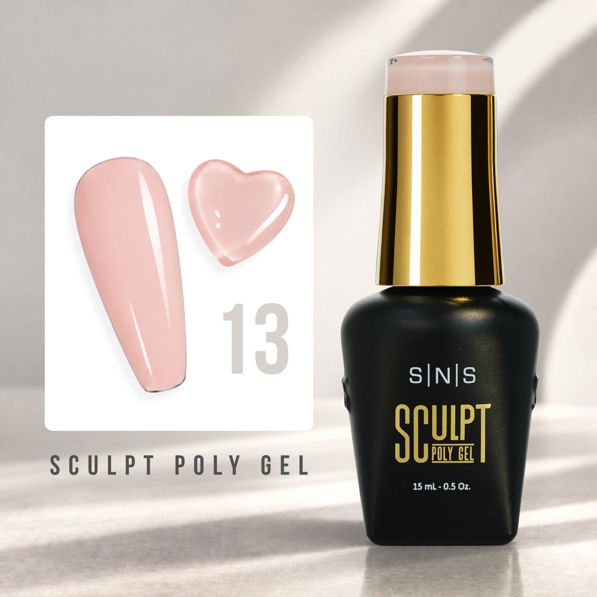 SNS Pro Sculpt Poly Gel - Set 24 Colors - HEMA & TPO Free - 0.5 oz - DTK Nail Supply
