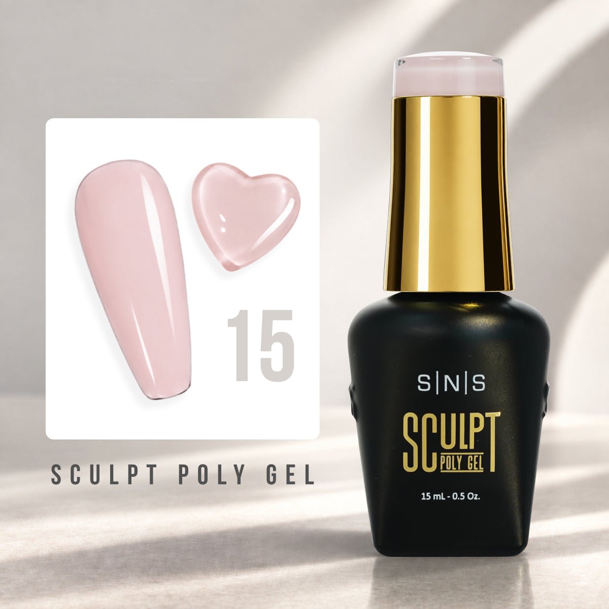 SNS Pro Sculpt Poly Gel - Set 24 Colors - HEMA & TPO Free - 0.5 oz - DTK Nail Supply