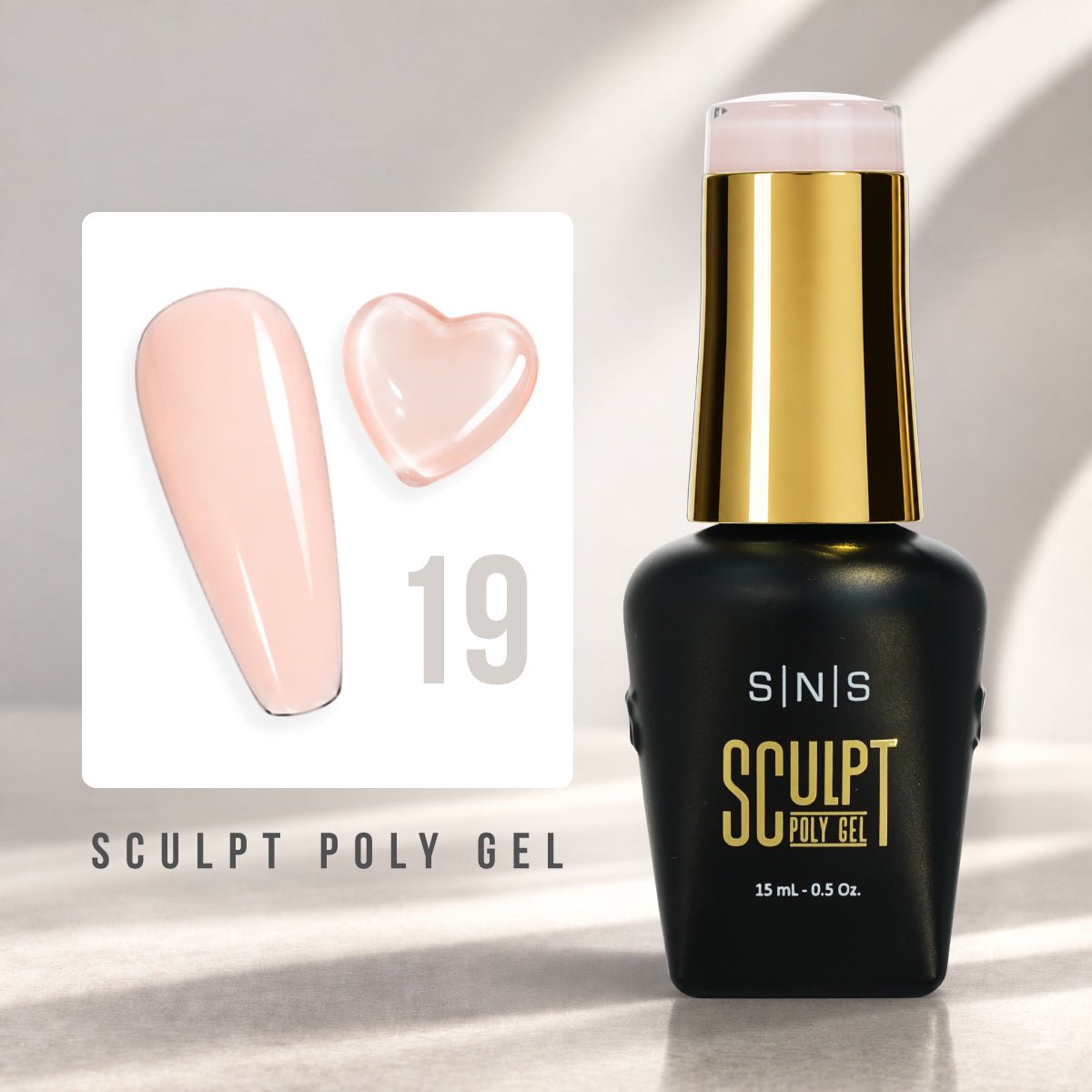 SNS Pro Sculpt Poly Gel - Set 24 Colors - HEMA & TPO Free - 0.5 oz - DTK Nail Supply