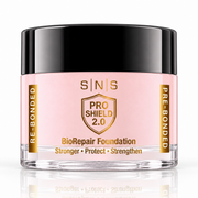 SNS Pro Shield 2.0 Combo: BioRepair Foundation + Gelous Base 0.5 oz + Sealer Dry 0.5 oz + LAVIS Soft Gel Tips 4 Shapes