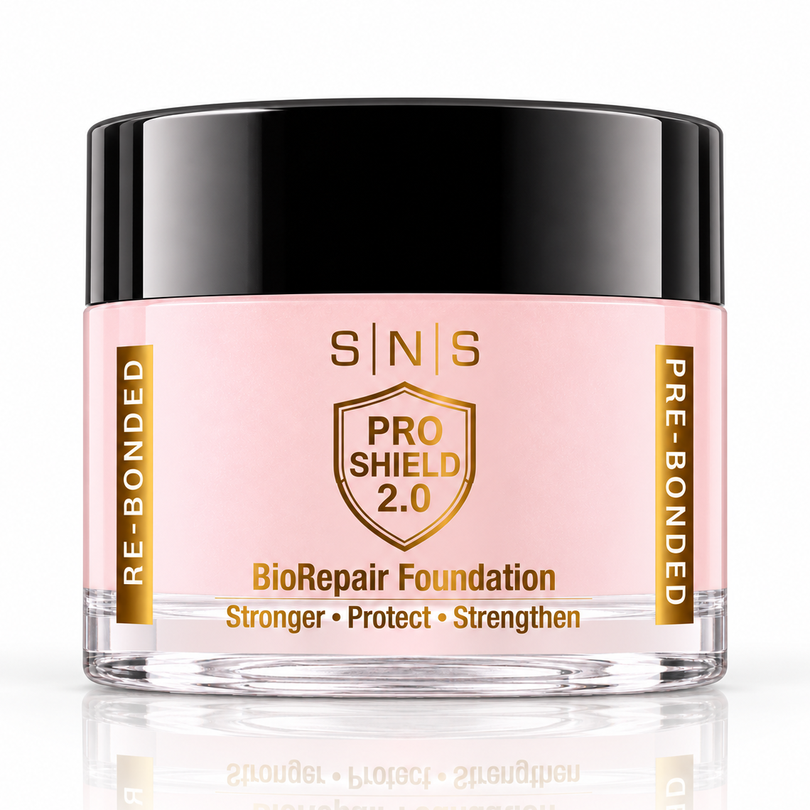 SNS Pro Shield 2.0 Combo: BioRepair Foundation + Gelous Base 0.5 oz + Sealer Dry 0.5 oz + LAVIS Soft Gel Tips 4 Shapes