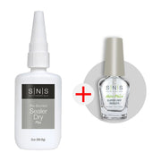SNS Sealer Dry - Dipping Essential 2 oz - FREE 1 Liquid 0.5oz - DTK Nail Supply