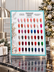 SNS Pro Twilight Frost - Set 48 Colors - Gel Polish & Matching Nail Lacquer Duo - 0.5oz - DTK Nail Supply