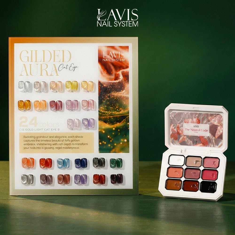 SPECIAL: Buy LAVIS Gilded Aura Cat Eye Collection C15, FREE 1 Pat Gel 08 - DTK Nail Supply