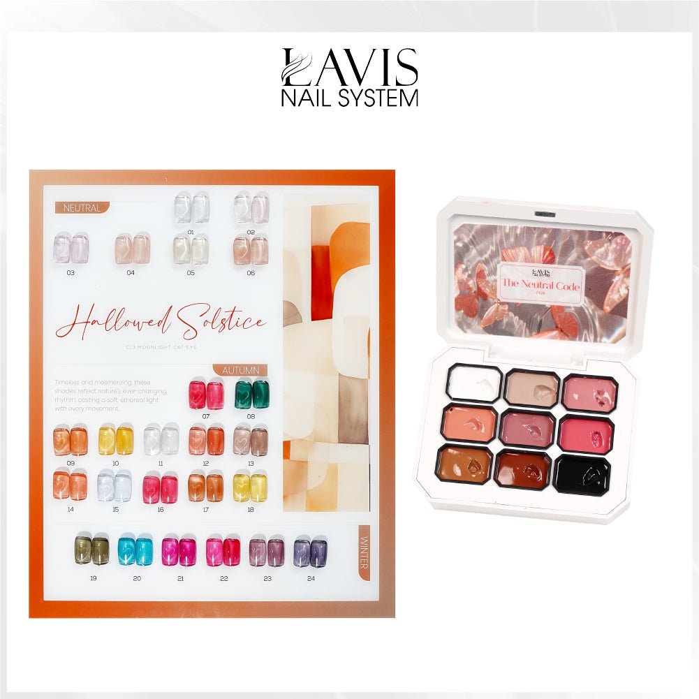 SPECIAL: Buy LAVIS Hallowed Solstice Cat Eye Collection C13, FREE 1 Pat Gel 08 - DTK Nail Supply