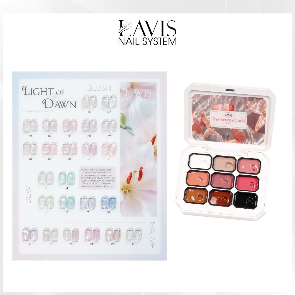 SPECIAL: Buy LAVIS Light of Dawn Cat Eye Collection C10, FREE 1 Pat Gel 08 - DTK Nail Supply