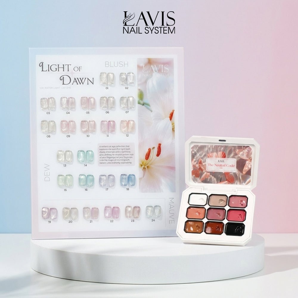 SPECIAL: Buy LAVIS Light of Dawn Cat Eye Collection C10, FREE 1 Pat Gel 08 - DTK Nail Supply