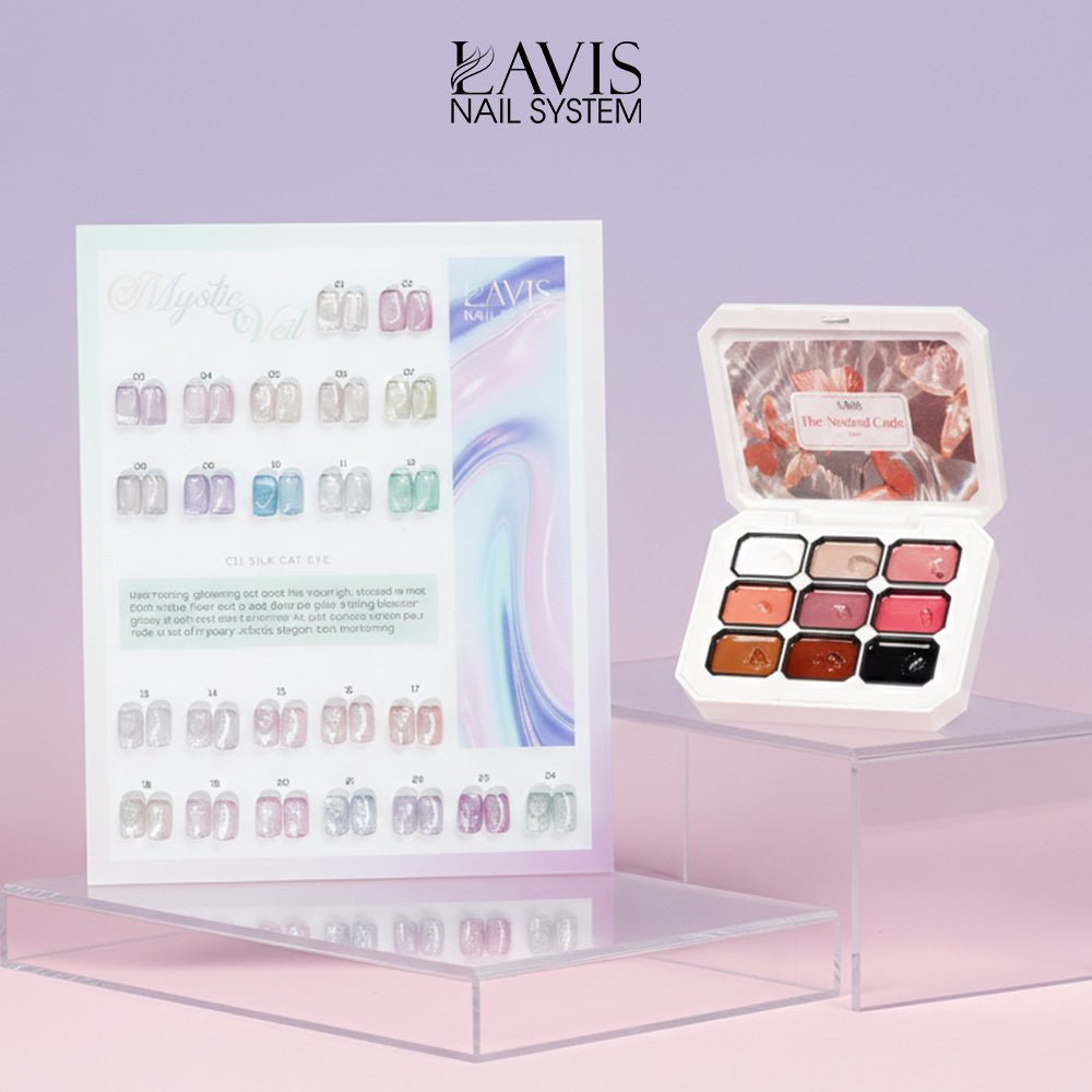 SPECIAL: Buy LAVIS Mystic Veil Cat Eye Collection C11, FREE 1 LAVIS Pat Gel 08 - DTK Nail Supply