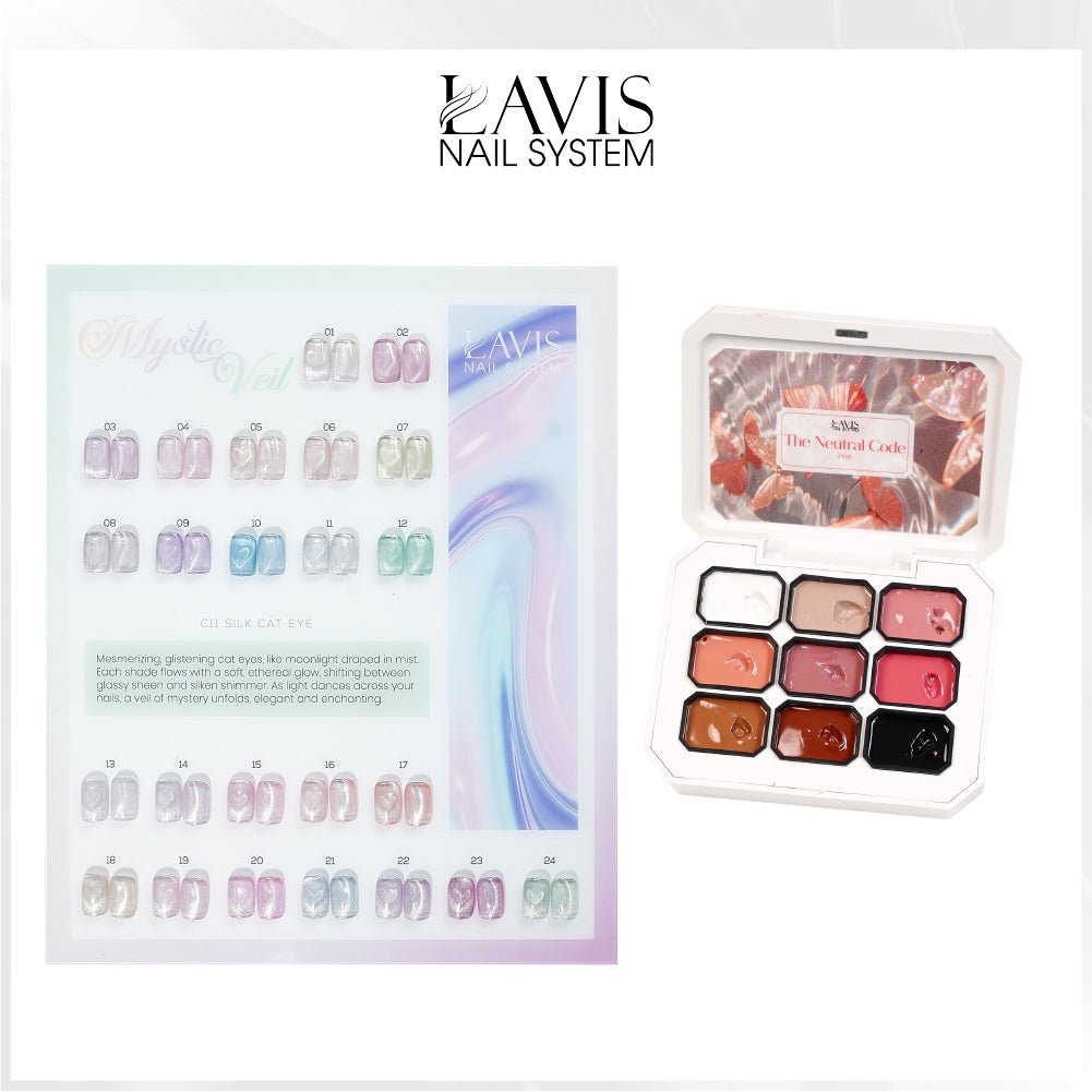 SPECIAL: Buy LAVIS Mystic Veil Cat Eye Collection C11, FREE 1 LAVIS Pat Gel 08 - DTK Nail Supply