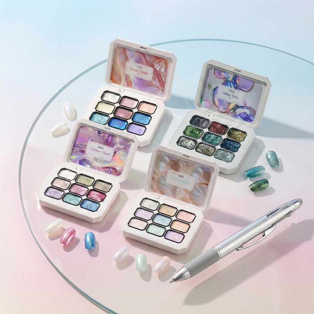 SPECIAL: Buy LAVIS Pat Gel P13 - P16, FREE 1 5 - in - 1 Dotting Pen - DTK Nail Supply