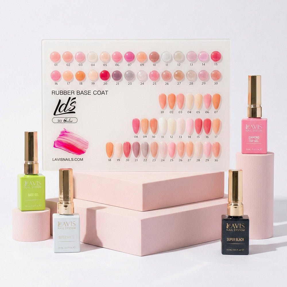 SPECIAL: Buy LDS Rubber Base Collection, FREE 2 LAVIS Function Gels - DTK Nail Supply