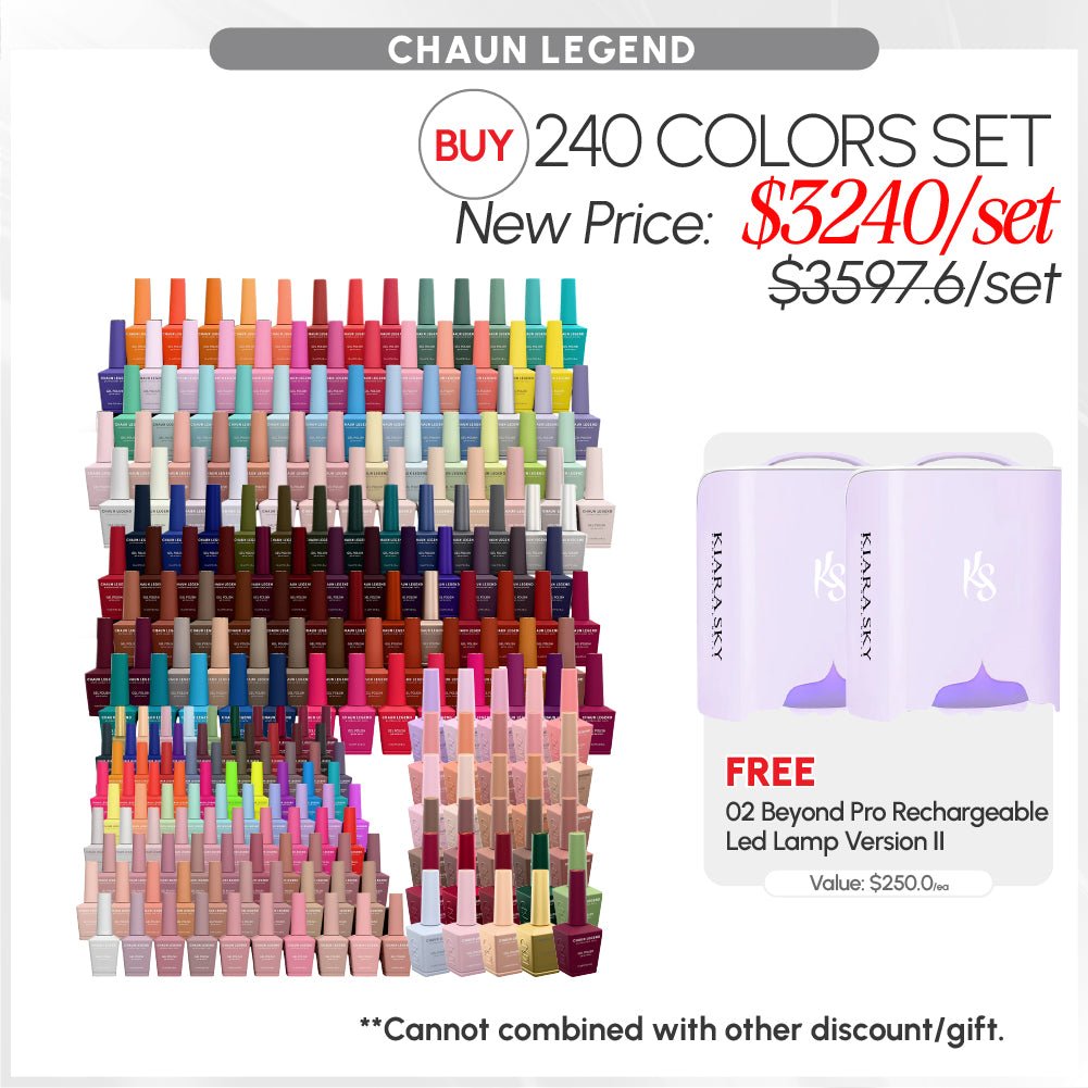 SPECIAL: CHAUN LEGEND Gel Polish Collection - DTK Nail Supply