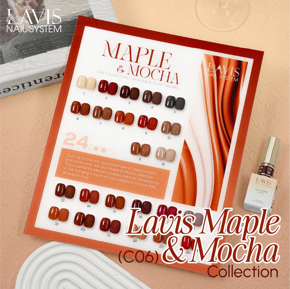 SPECIAL: LAVIS Maple & Mocha Collection C06 - DTK Nail Supply