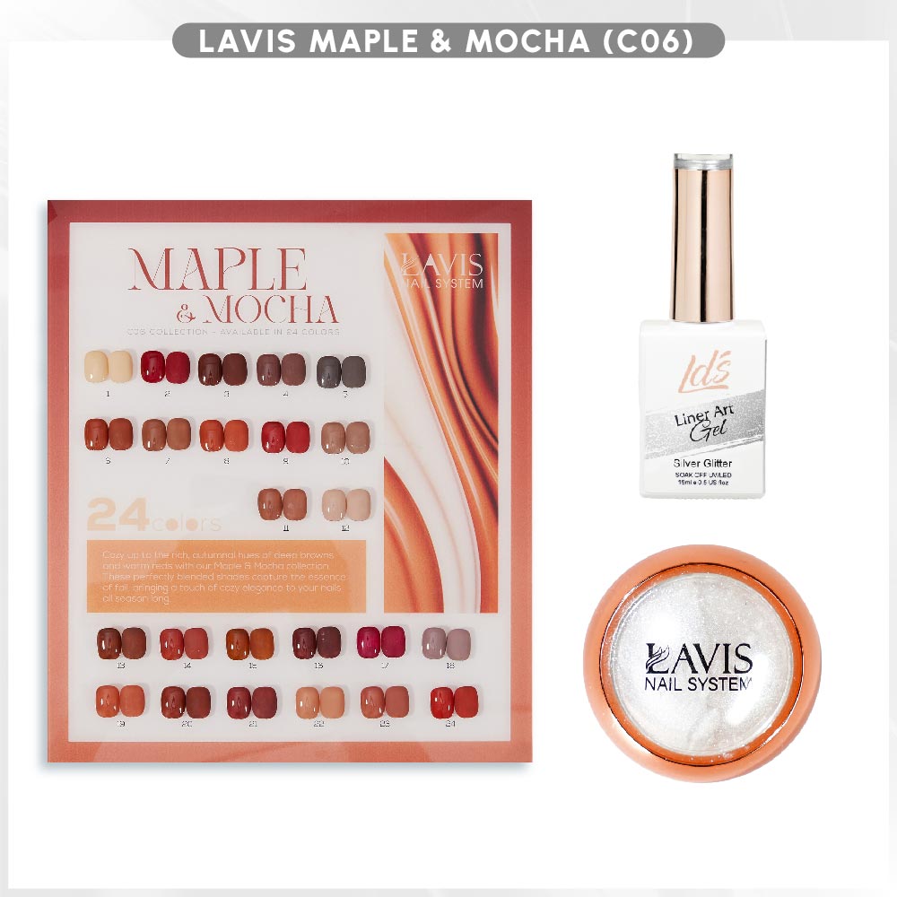 SPECIAL: LAVIS Maple & Mocha Collection C06 - DTK Nail Supply