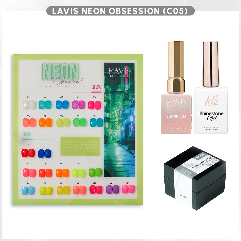 SPECIAL: LAVIS Neon Obsession Collection C05 - DTK Nail Supply