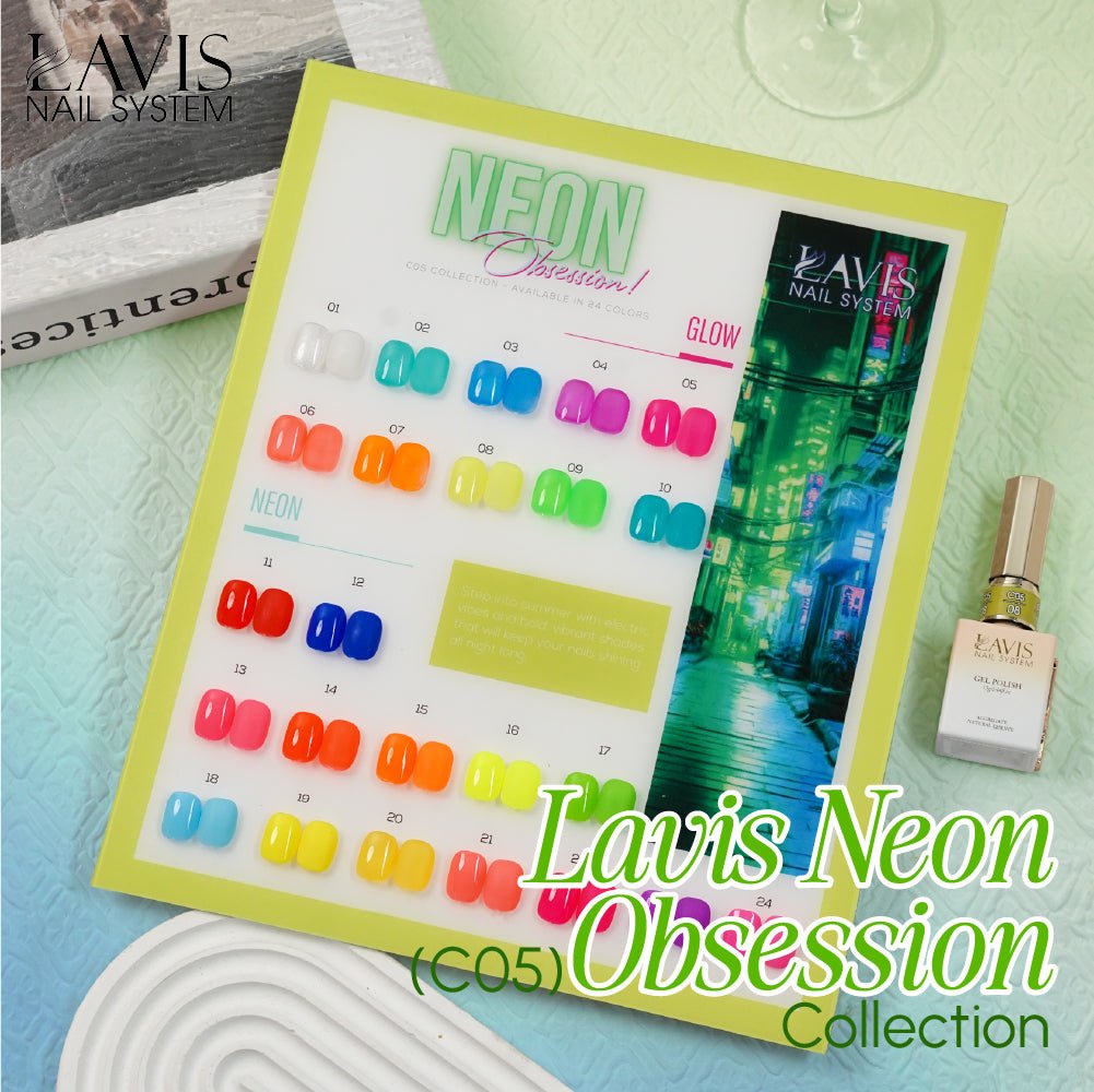 SPECIAL: LAVIS Neon Obsession Collection C05 - DTK Nail Supply