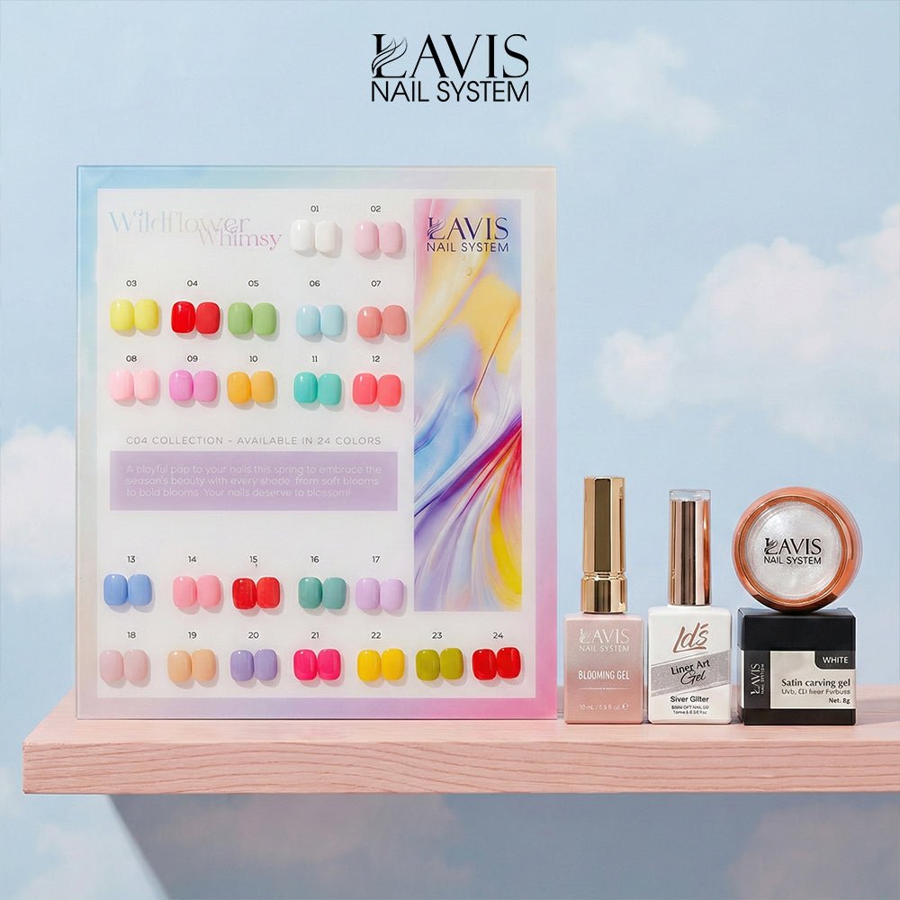 SPECIAL: LAVIS Wildflower Whimsy Collection C04 - DTK Nail Supply