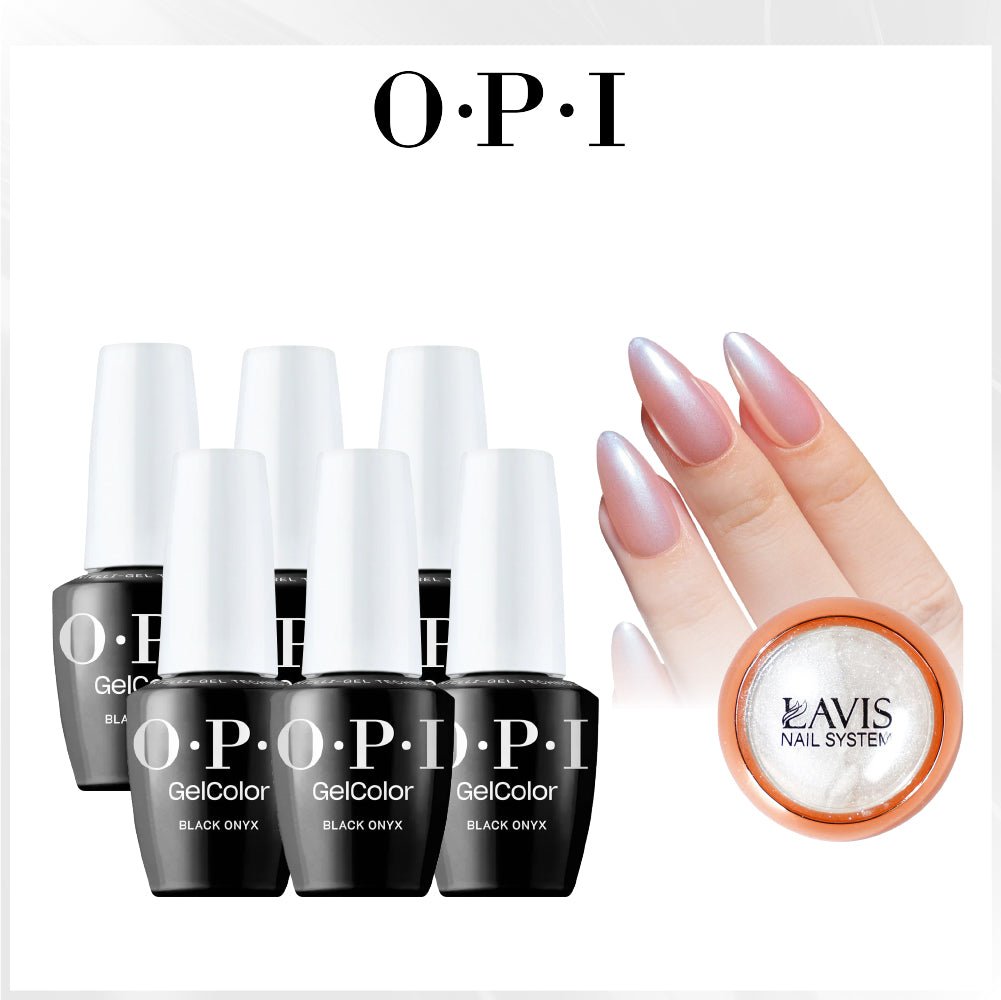SPECIAL: OPI Set 6 Colors, FREE 1 Chrome Powder - DTK Nail Supply