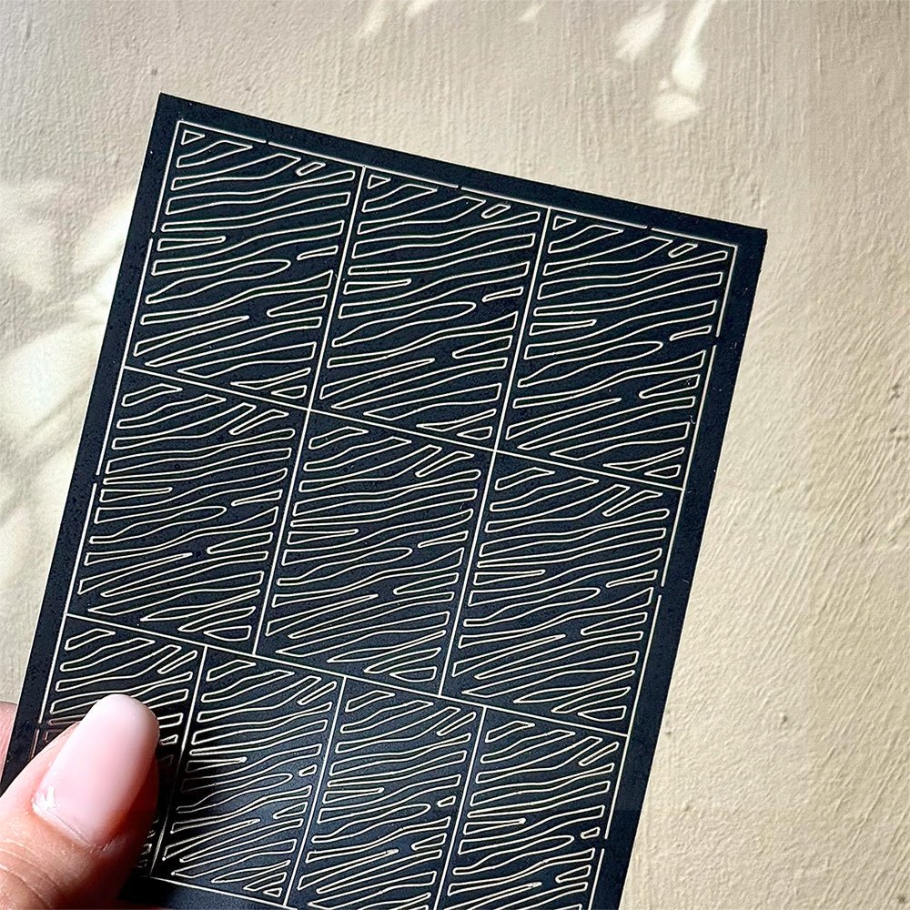 Spray Painted Nail Art Stickers H364 - Zebra - DTK Nail Supply