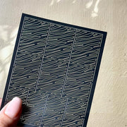 Spray Painted Nail Art Stickers H364 - Zebra - DTK Nail Supply