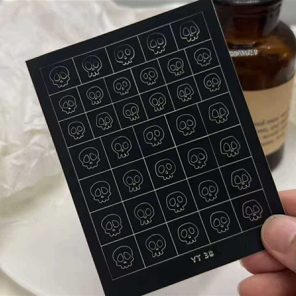 Spray Painted Nail Art Stickers YT 38 - DTK Nail Supply