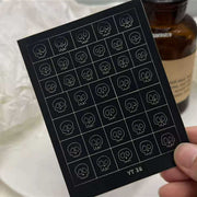 Spray Painted Nail Art Stickers YT 38 - DTK Nail Supply