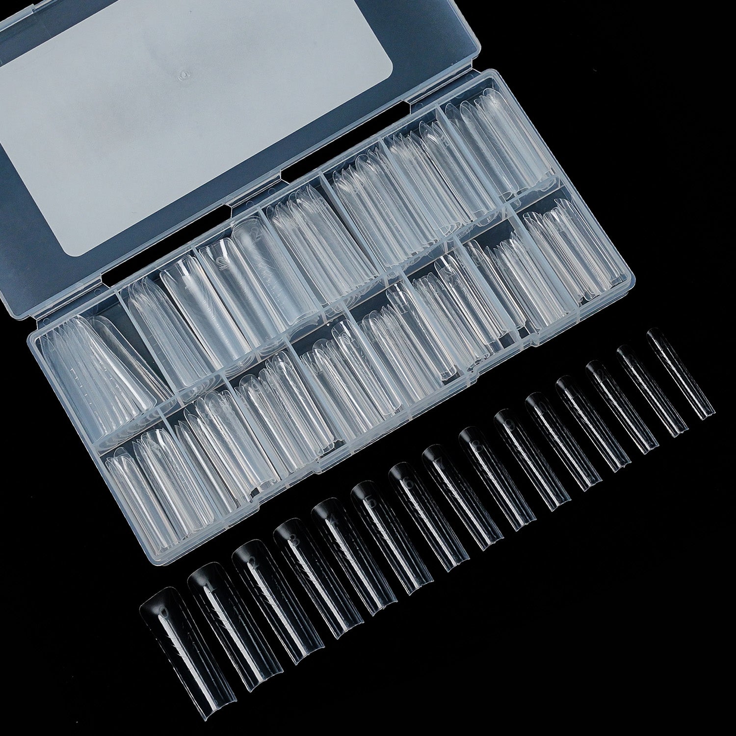 LAVIS - Dual Form Square Clear - DTK Nail Supply