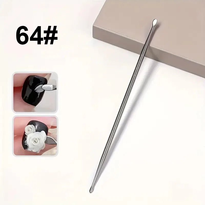 Stainless Steel Double Head Sculpting and Carving Tool - DTK Nail Supply