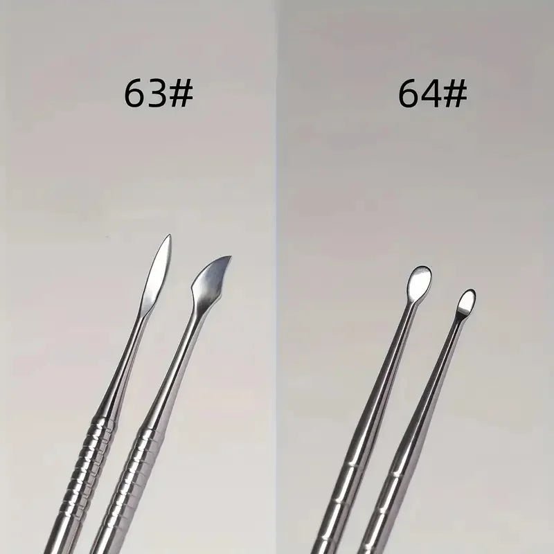 Stainless Steel Double Head Sculpting and Carving Tool - DTK Nail Supply