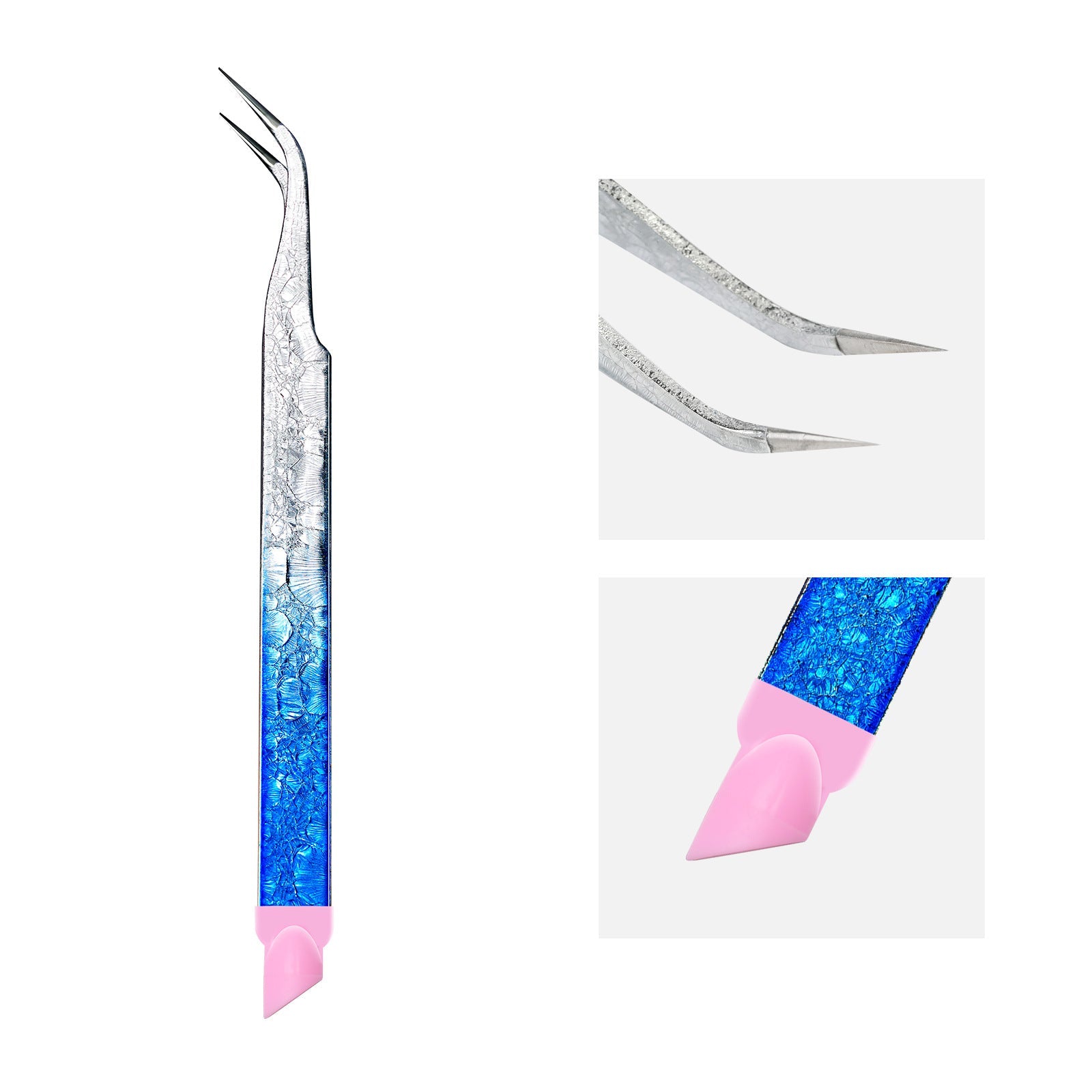 Stainless Steel Gradient Ice Tweezers Multifunctional - DTK Nail Supply