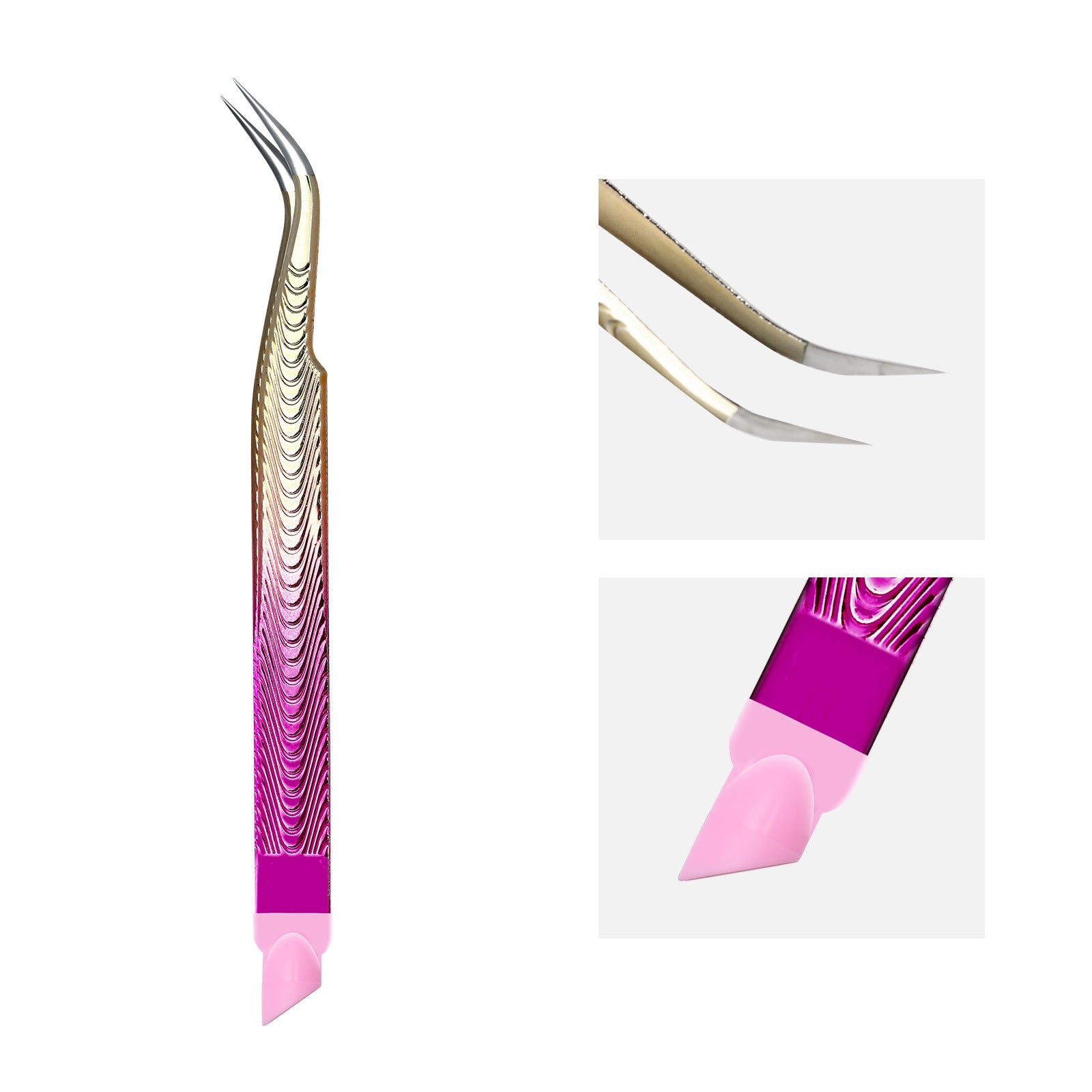 Stainless Steel Gradient Ice Tweezers Multifunctional - DTK Nail Supply