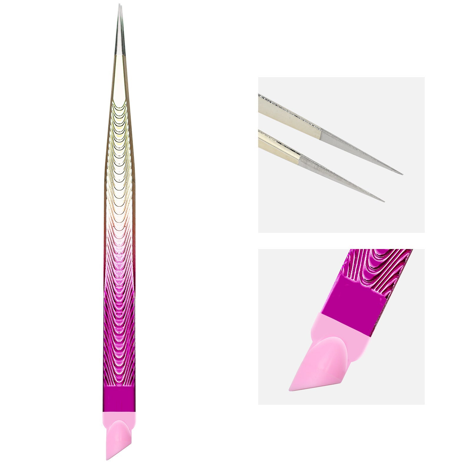 Stainless Steel Gradient Ice Tweezers Multifunctional - DTK Nail Supply