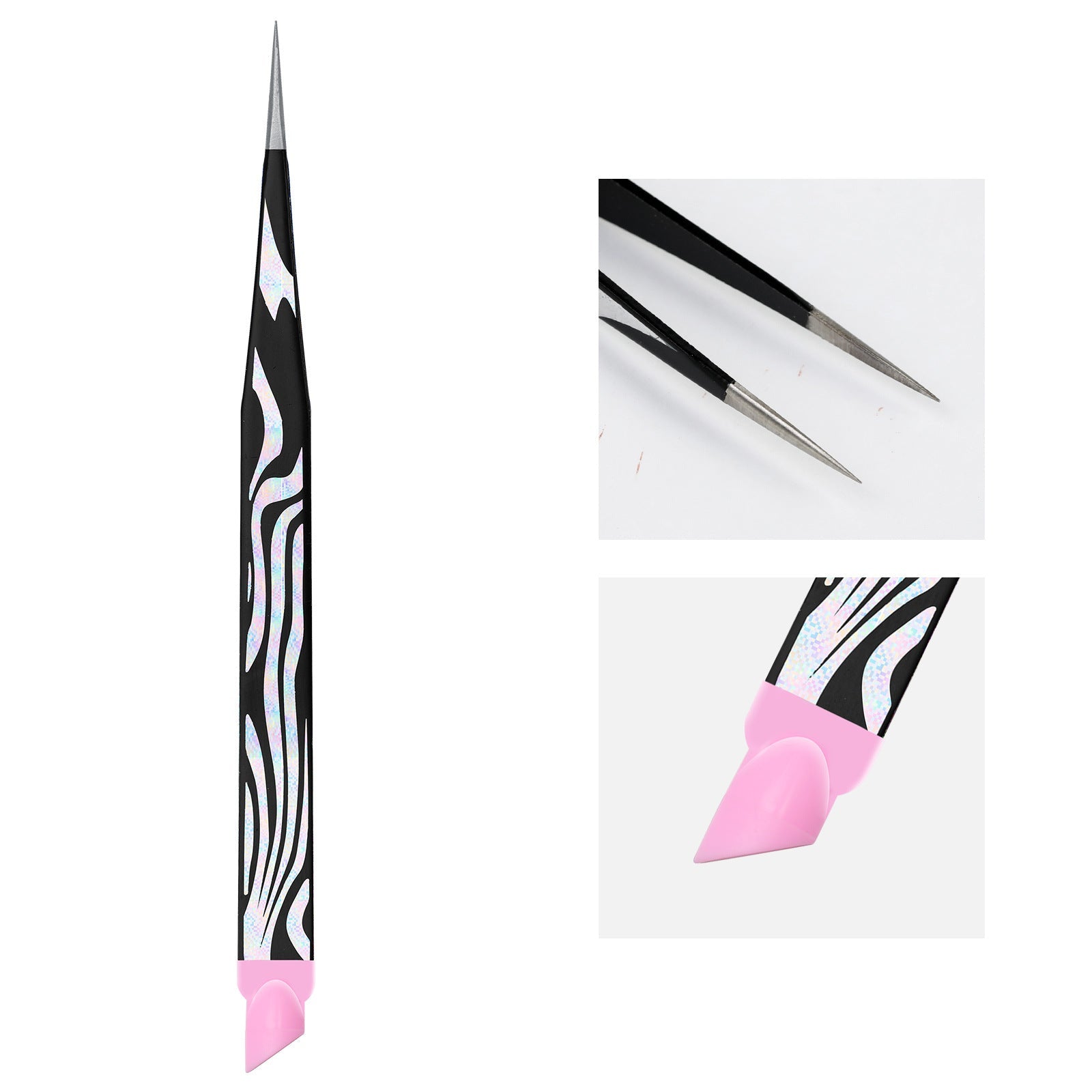 Stainless Steel Gradient Ice Tweezers Multifunctional - DTK Nail Supply