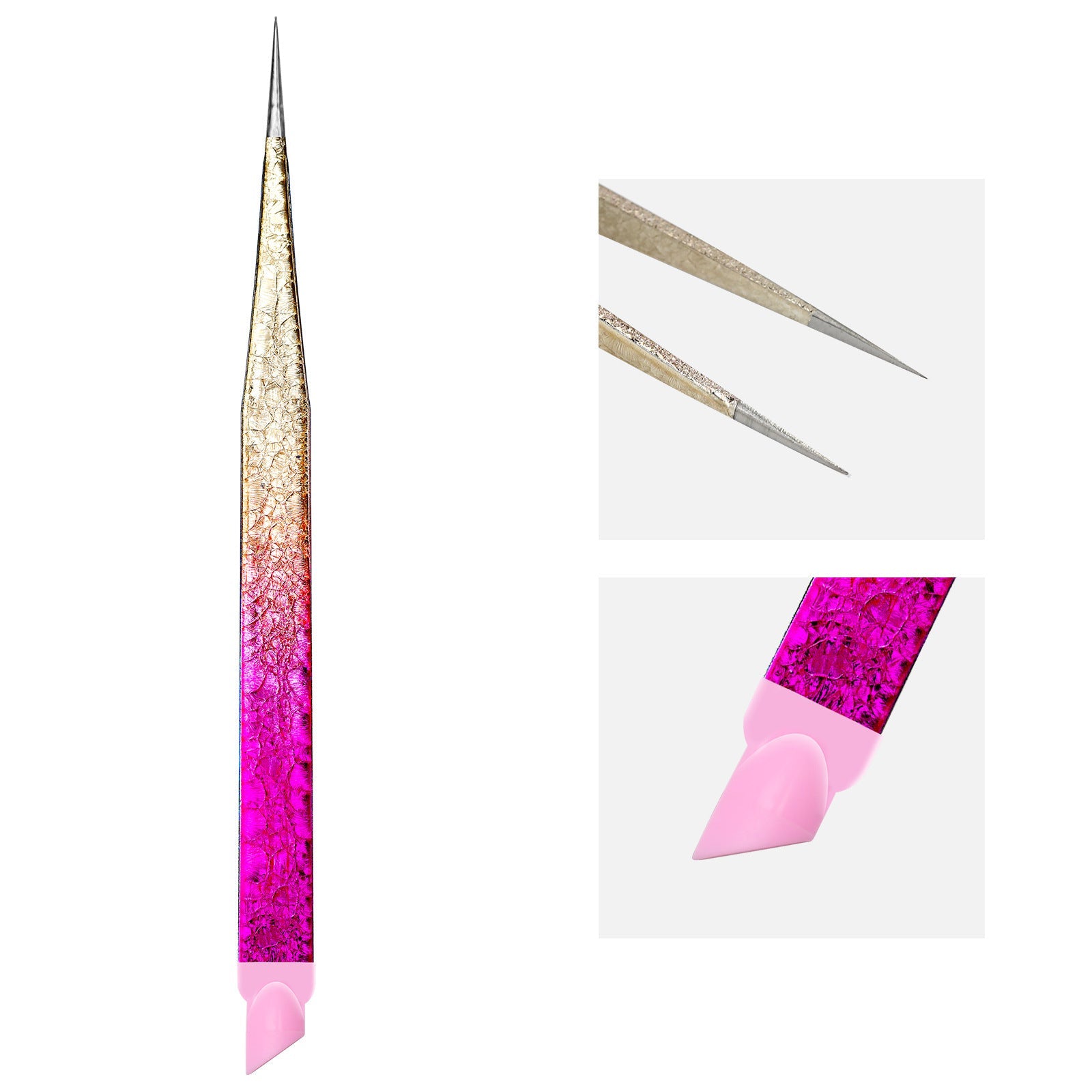 Stainless Steel Gradient Ice Tweezers Multifunctional - DTK Nail Supply