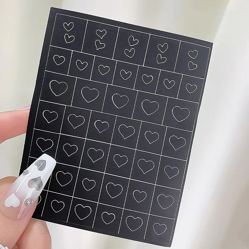 Stencil Nail Stickers - DTK Nail Supply